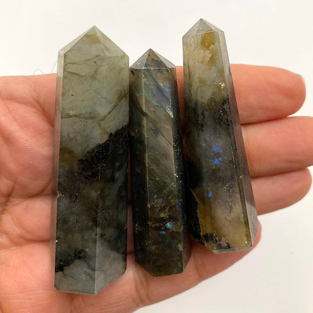 Labradorite Small Obelisk Tower, 5-7cm