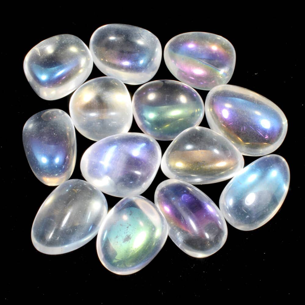 Angel Aura Quartz Tumble stone