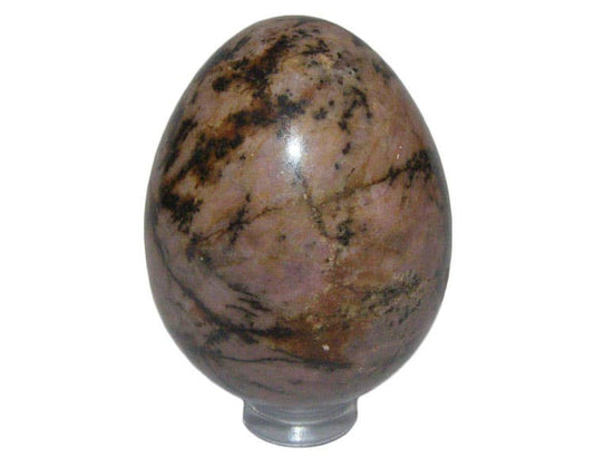 Rhodonite Egg Carving