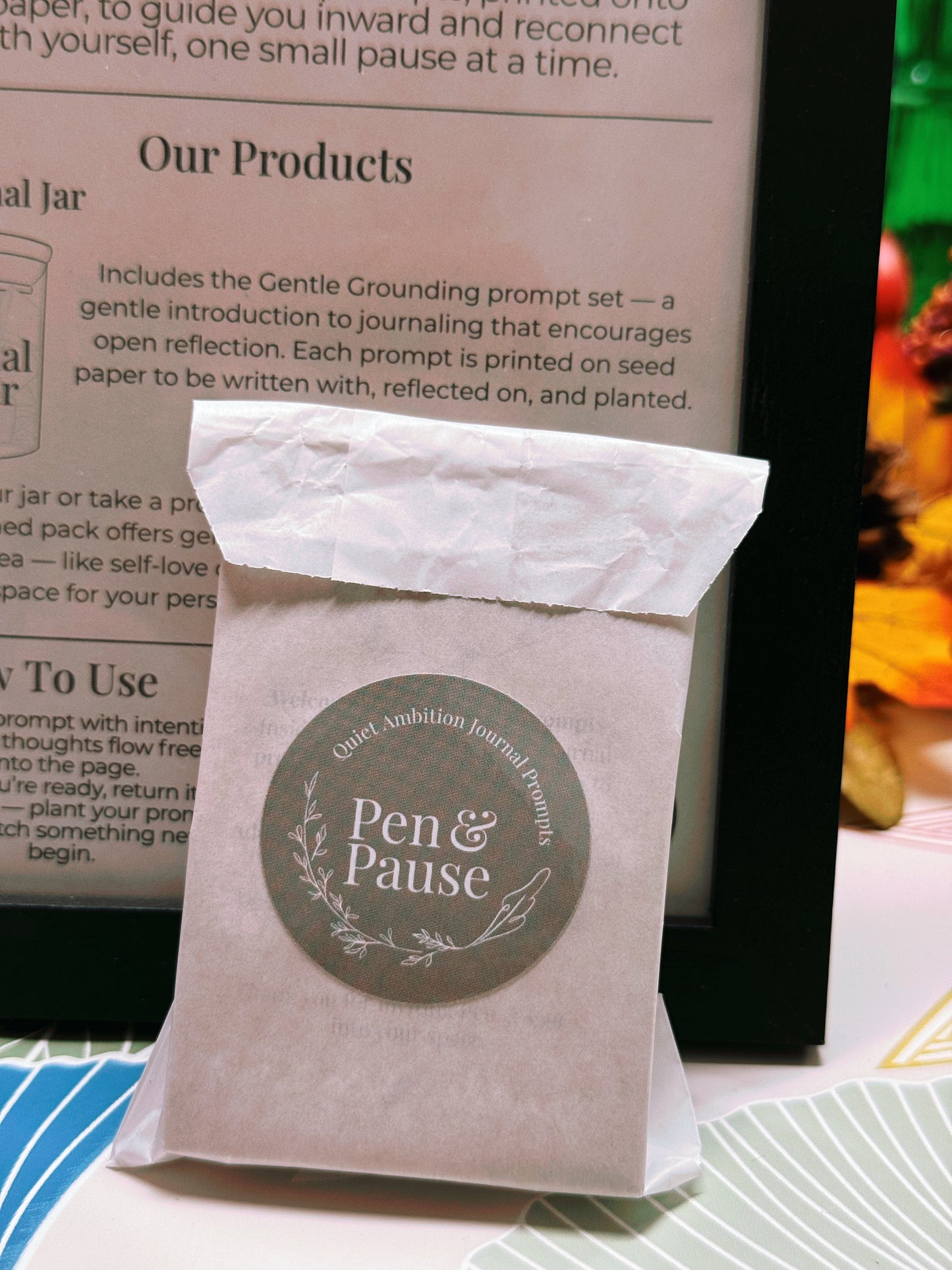 Pen & Pause Journal prompts pack- 'Quiet Ambition'