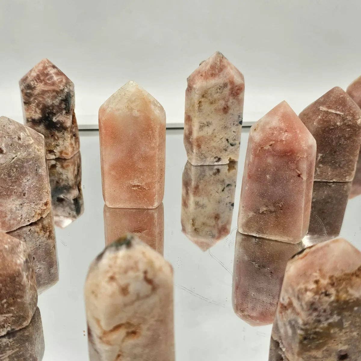 Pink Amethyst Crystal Tower