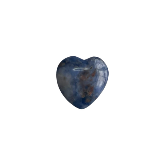Mini Crystal Heart, 2cm: Sodalite