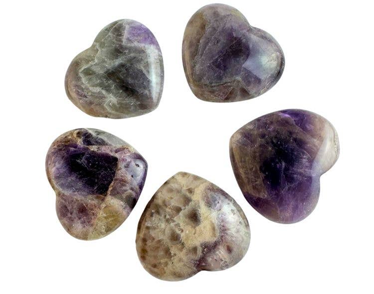 Amethyst Heart carving