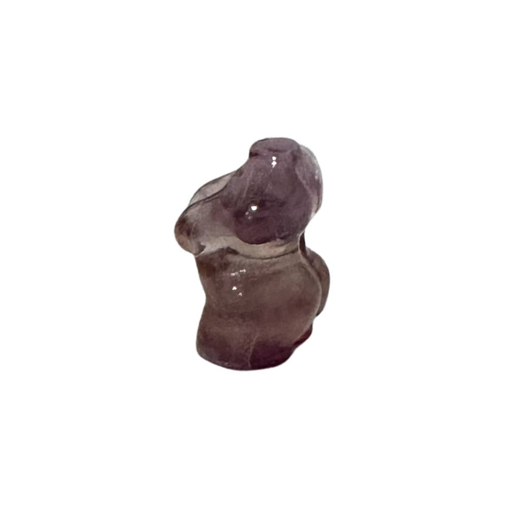 Rainbow Fluorite Female Torso Mini Carving - Single piece