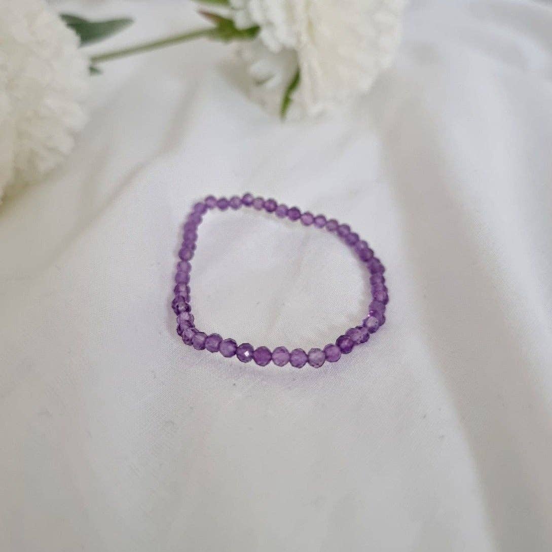 Tiny Amethyst Bracelet