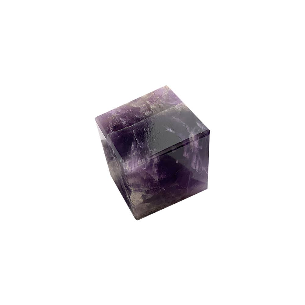 Amethyst Crystal Cube- Small