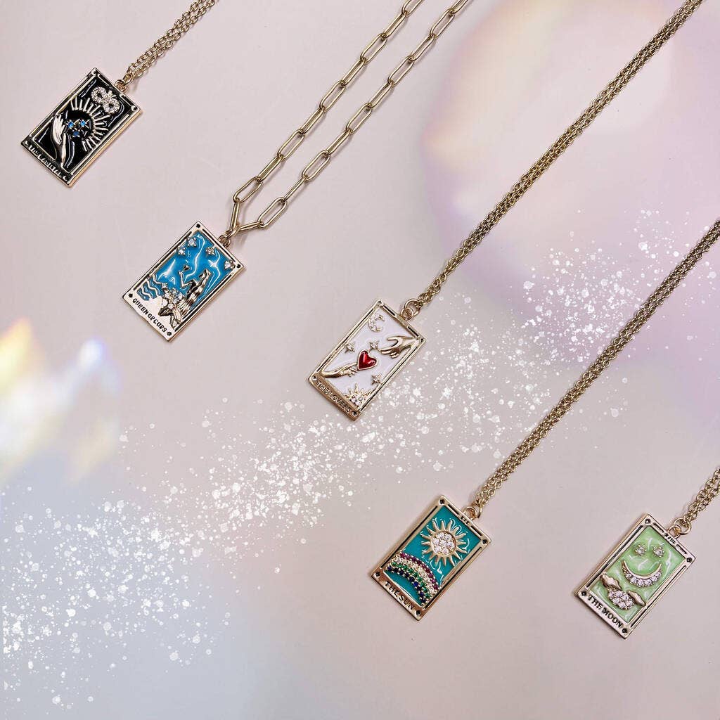Tarot Pendant Necklace: Queen of Cups