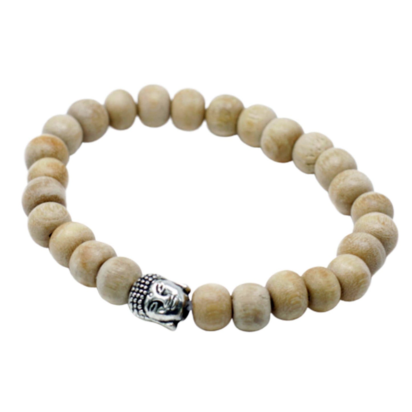 Fragrant Sandal Bead & Buddah Bangle