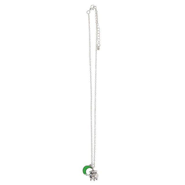 Coven Sisters Cauldron Charm Necklace- Purple
