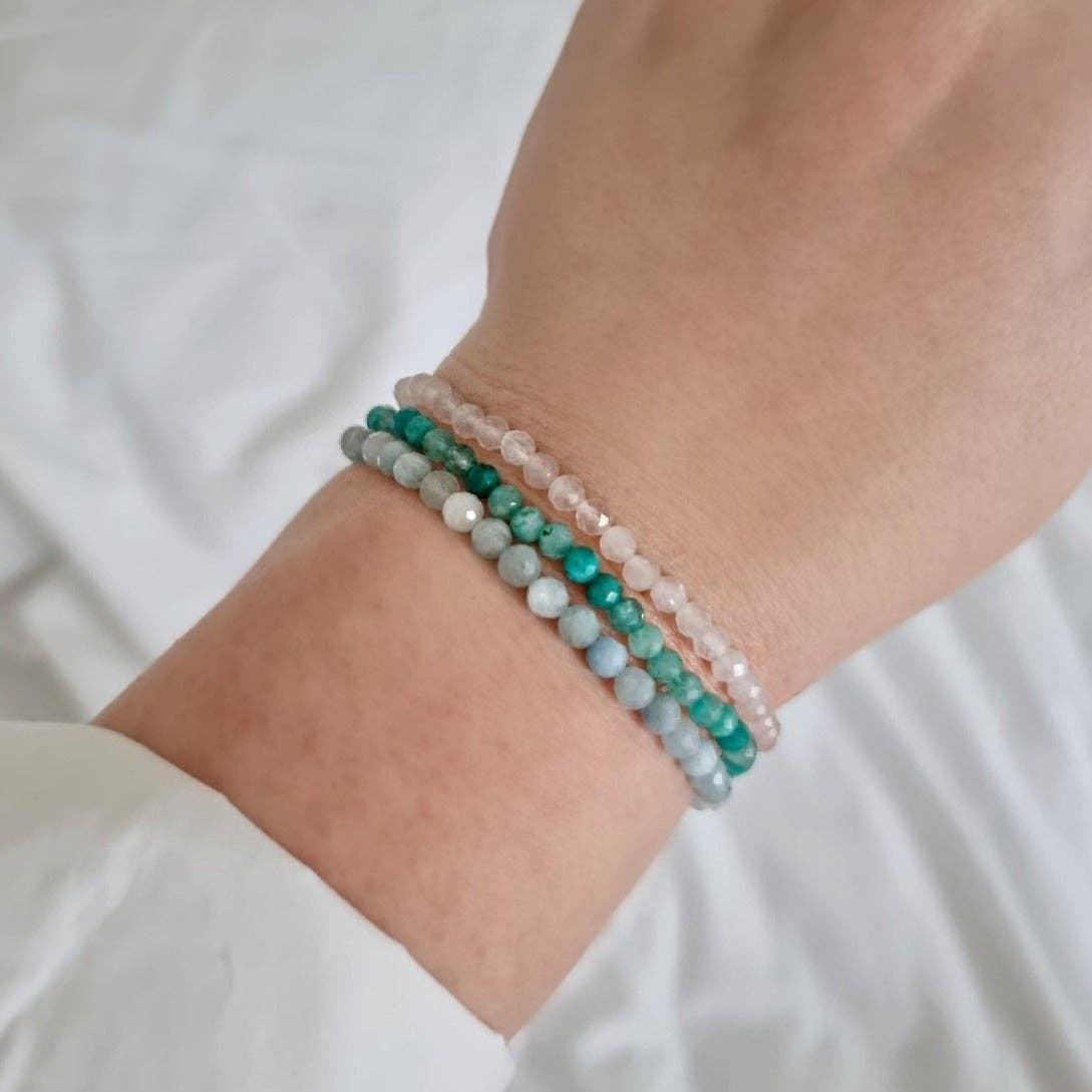 Tiny Aquamarine Bracelet