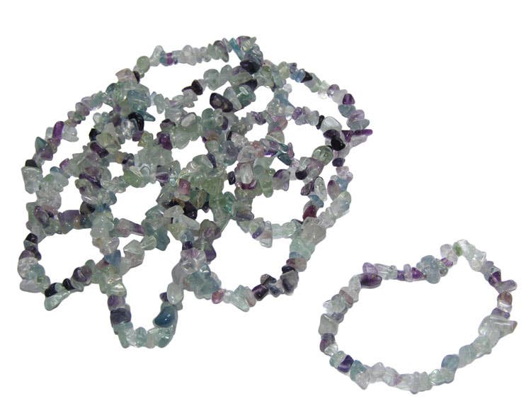Fluorite Chip Bracelet