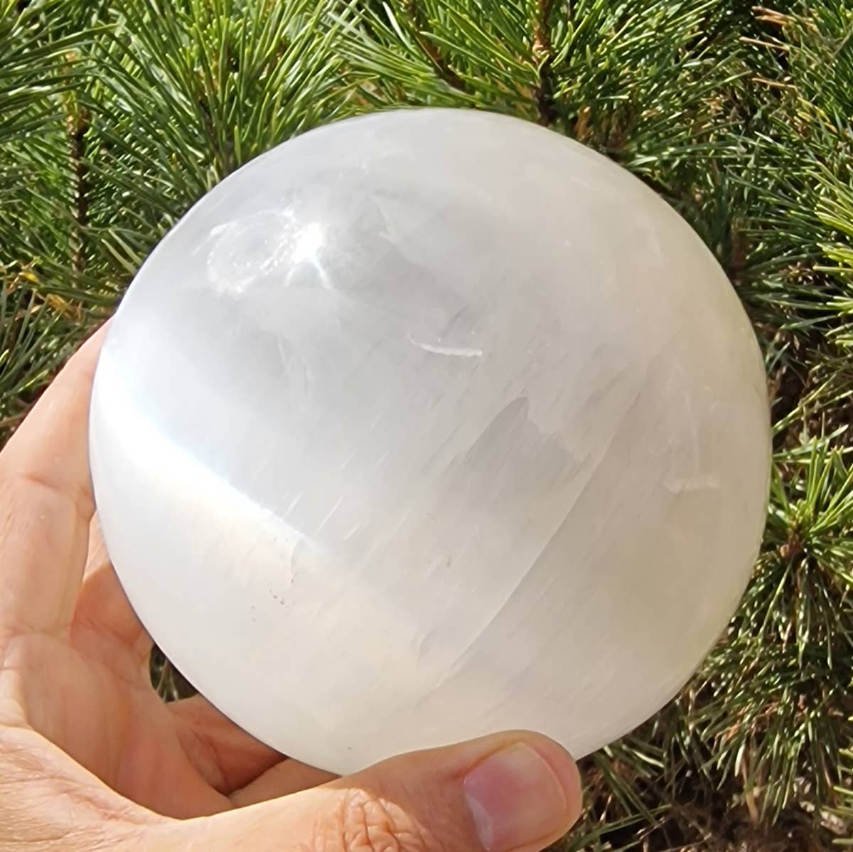 Selenite Crystal Balls- Medium Selenite Sphere