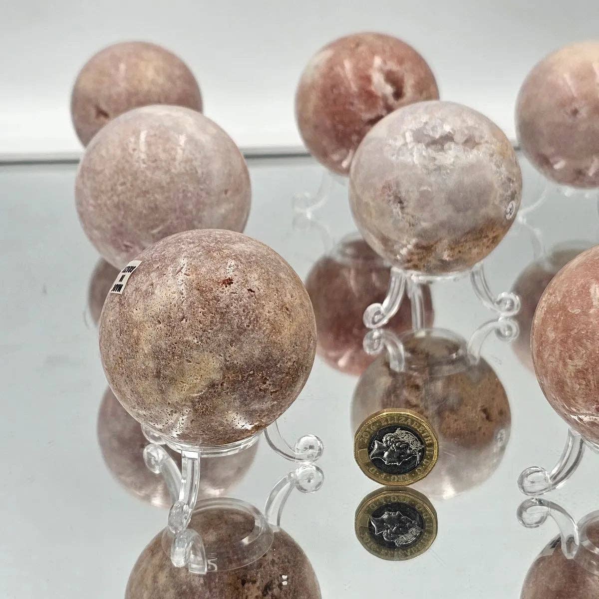 Pink Amethyst Crystal Sphere