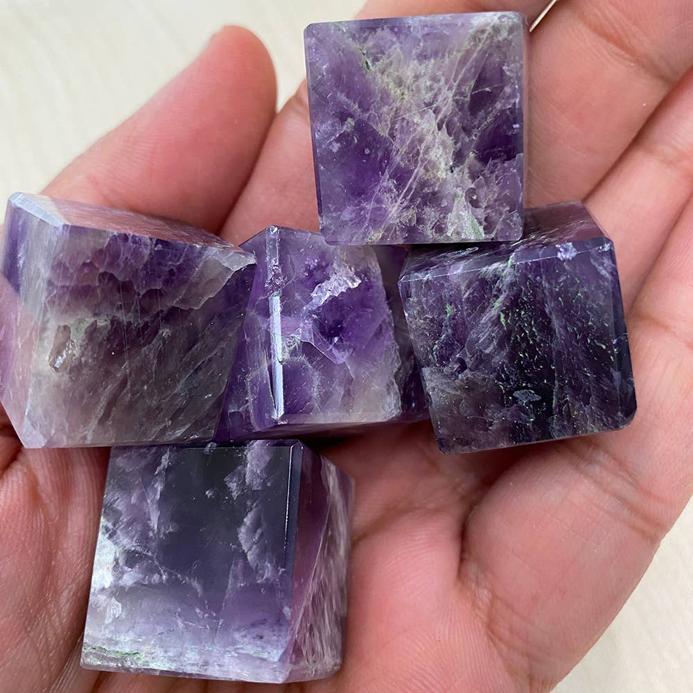 Amethyst Crystal Cube- Small
