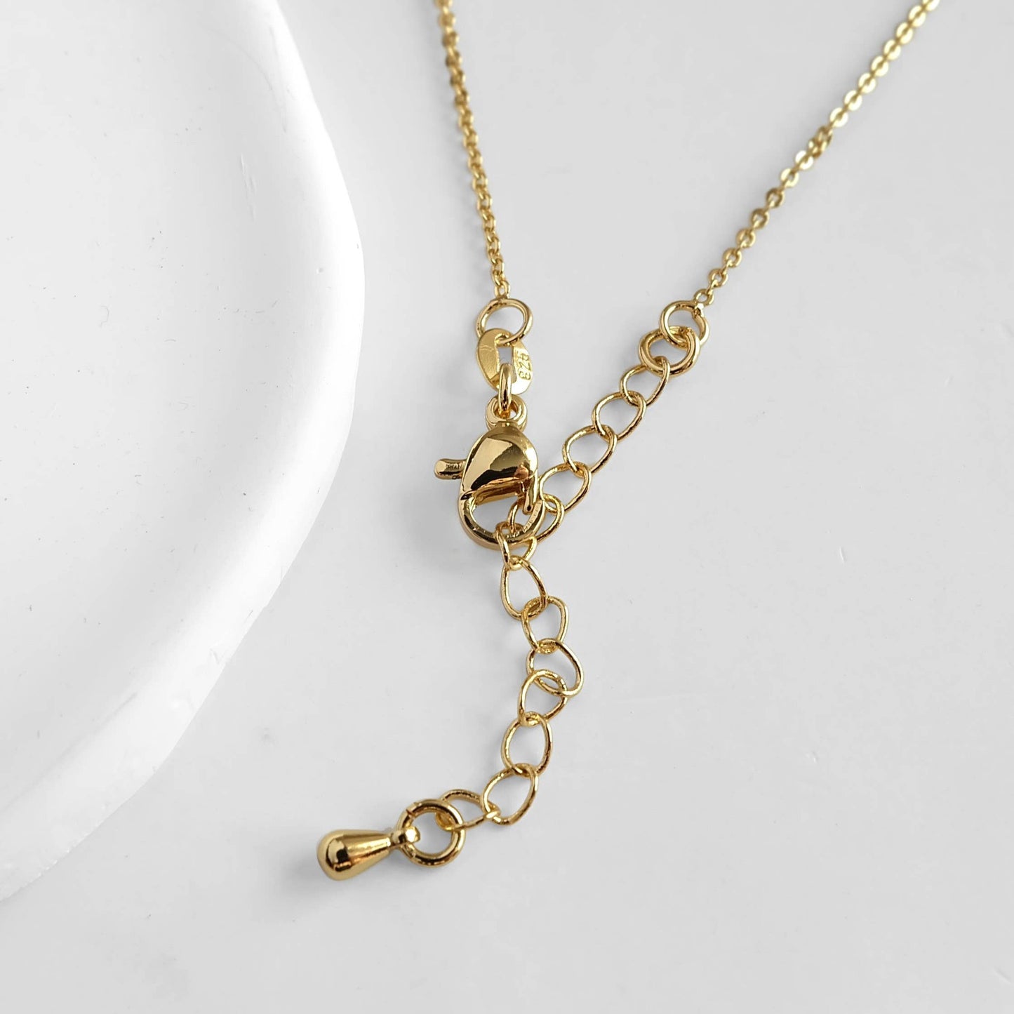 Dalmatian Jasper Gemstone Spike Necklace by Augusta