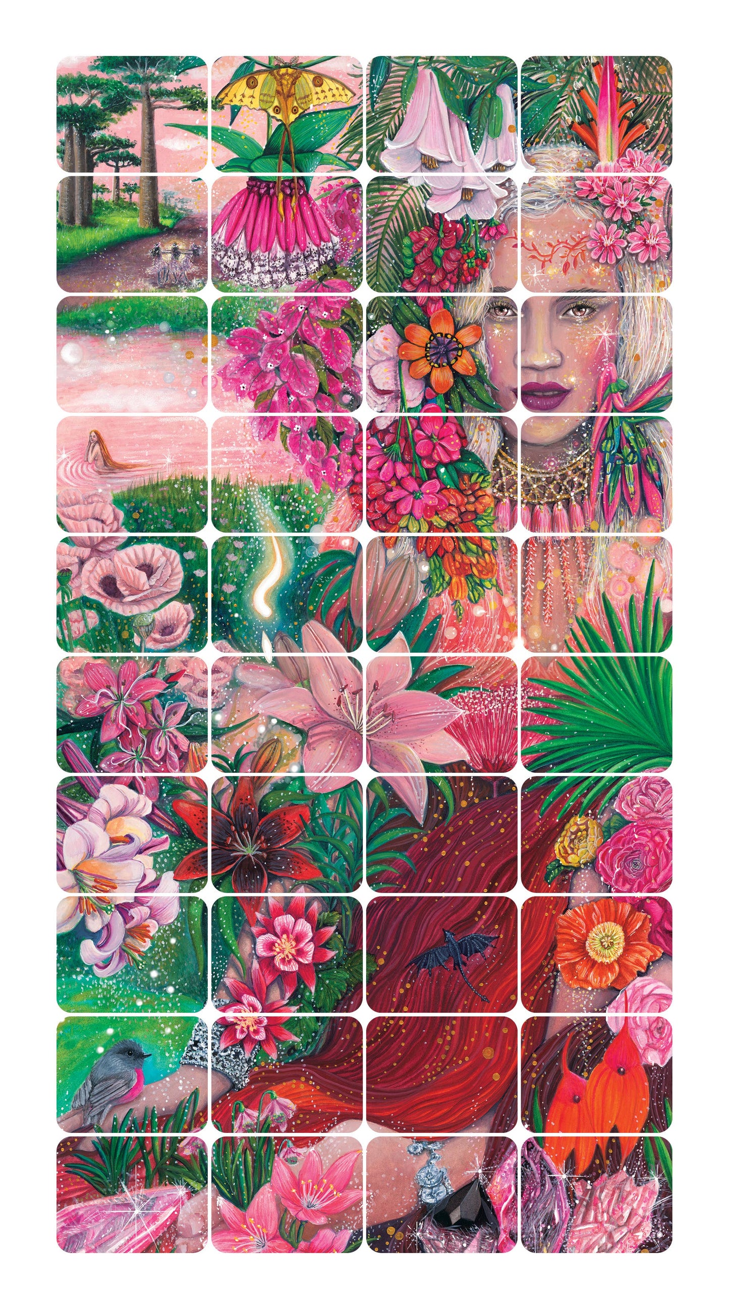 Wild Bohemian affirmation cards