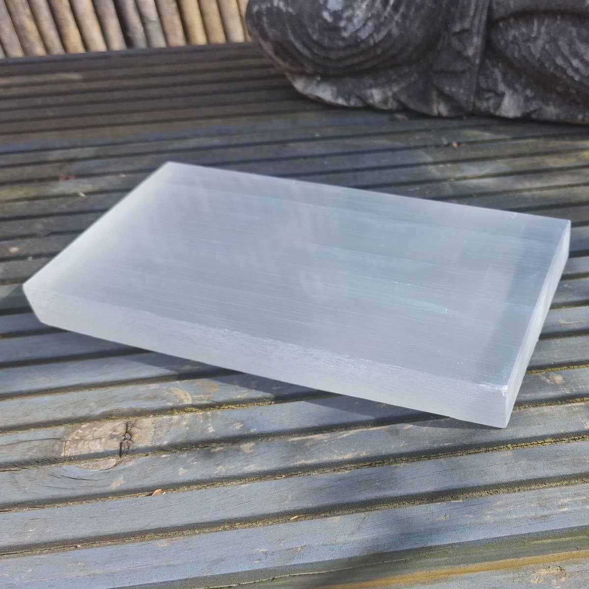 Selenite Rectangle Charging Plate