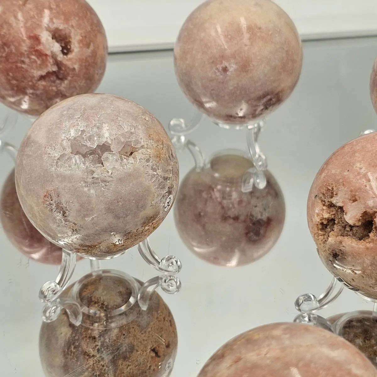 Pink Amethyst Crystal Sphere