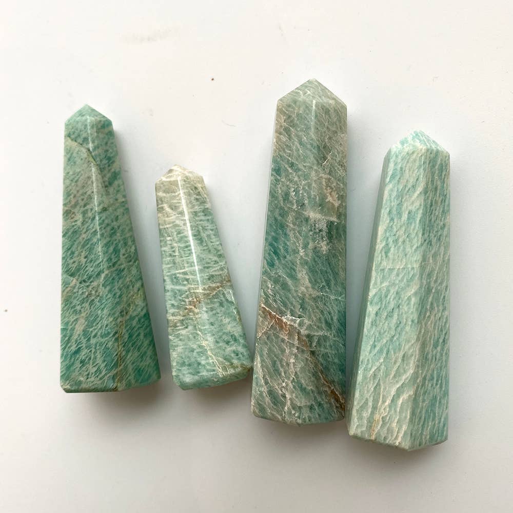 Amazonite Small Obelisk Tower, 5-7cm