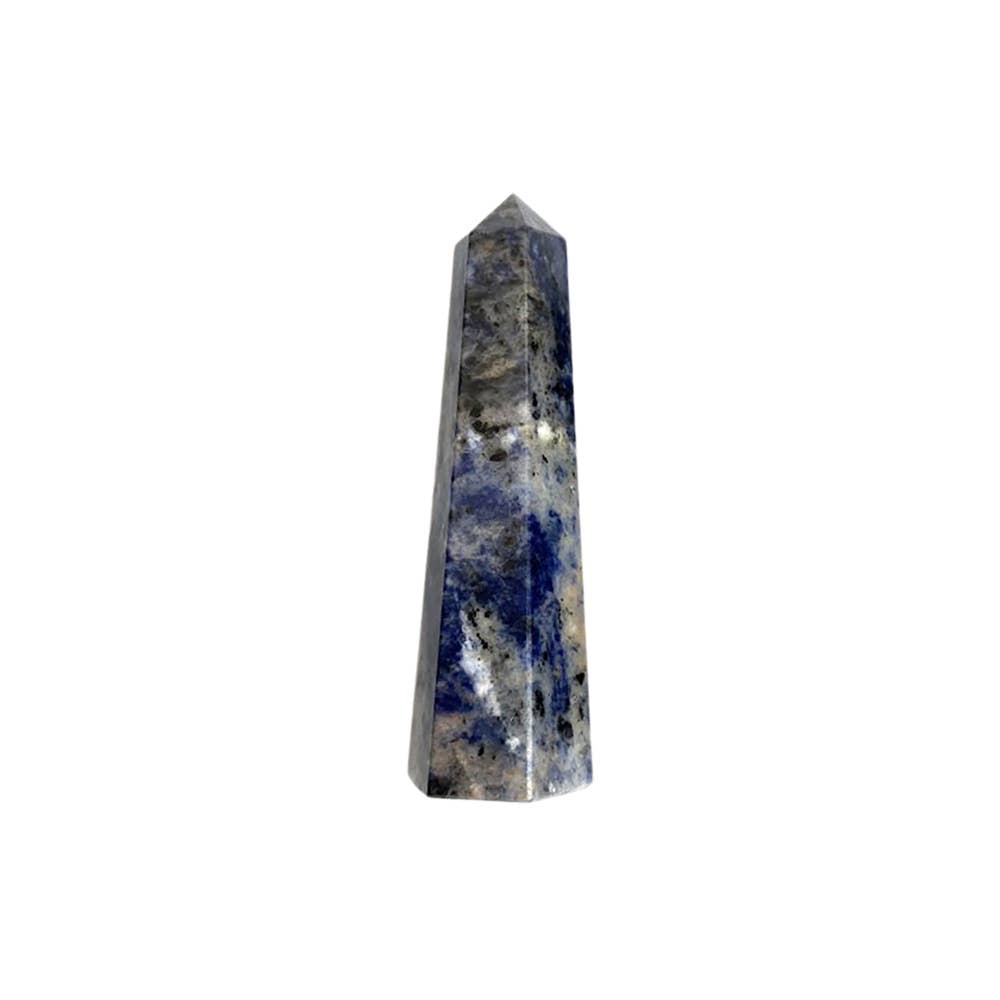 Sodalite Small Obelisk Tower, 5-7cm
