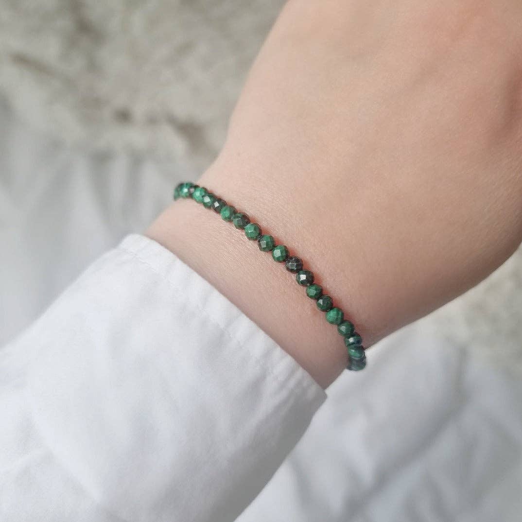 Tiny Malachite Bracelet