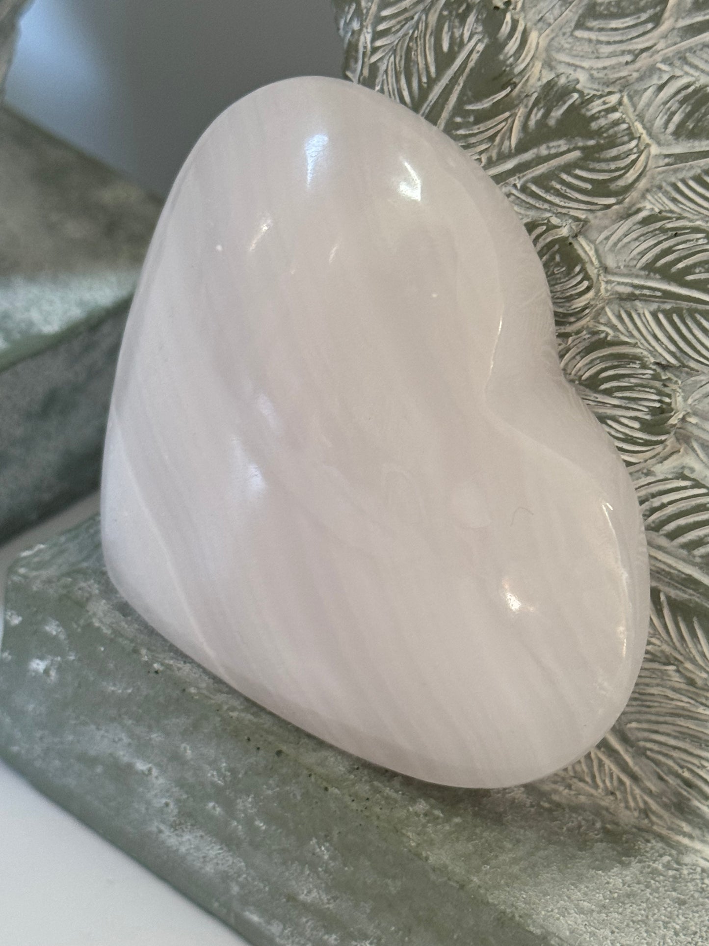 Pink Calcite Heart