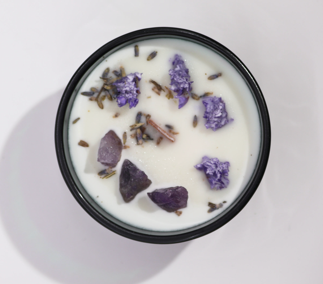 Hop Hare Crystal Magic Flower Candle - The Moon