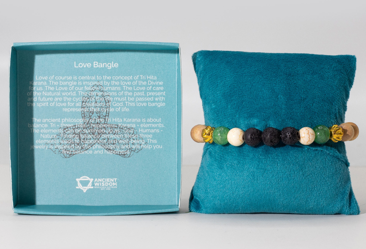 Tri Hita Karana Bangle - Love