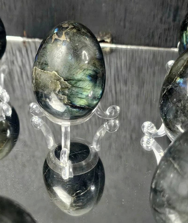 Small Labradorite Crystal Egg