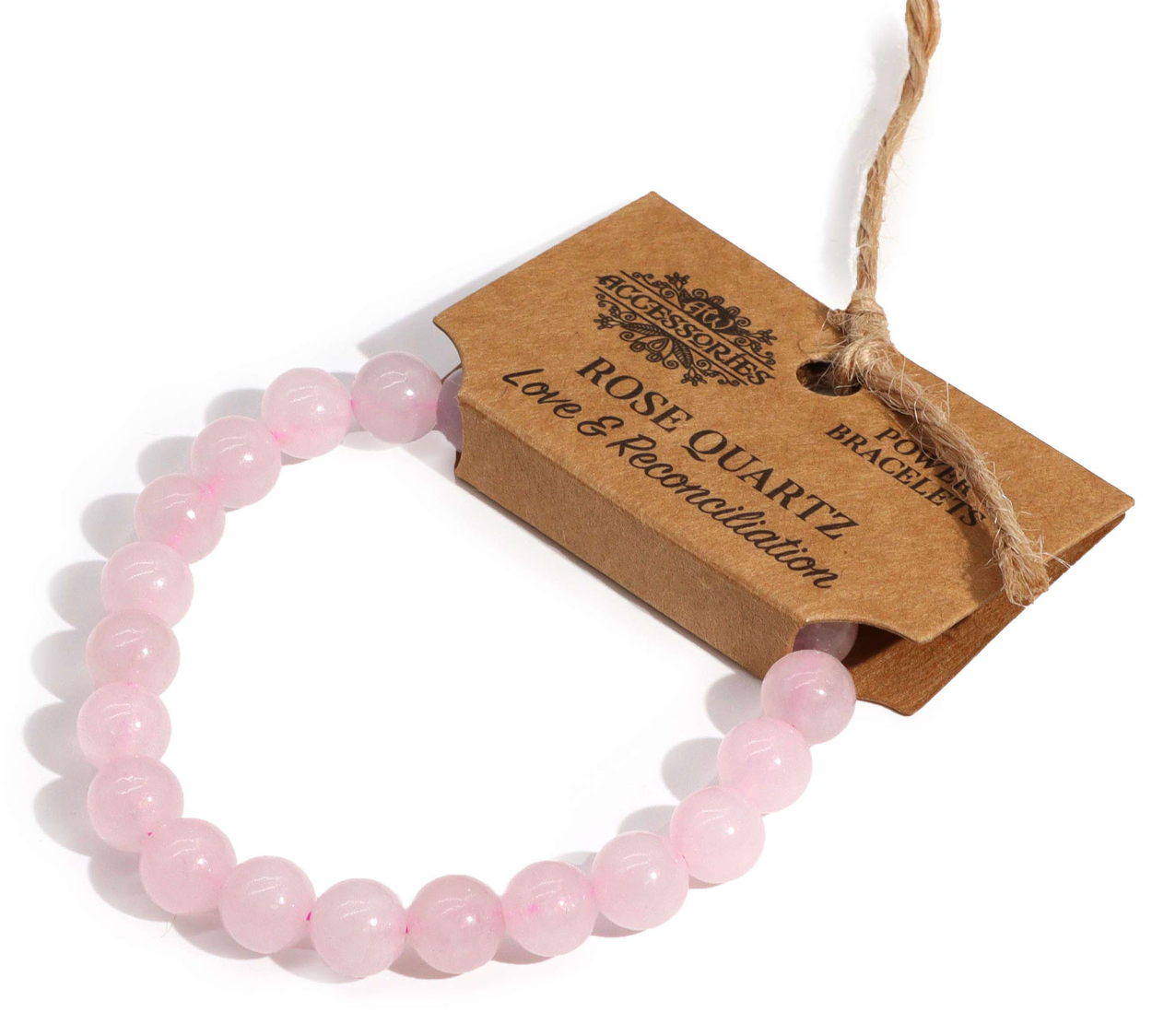 Power Bracelet - Rose Quartz