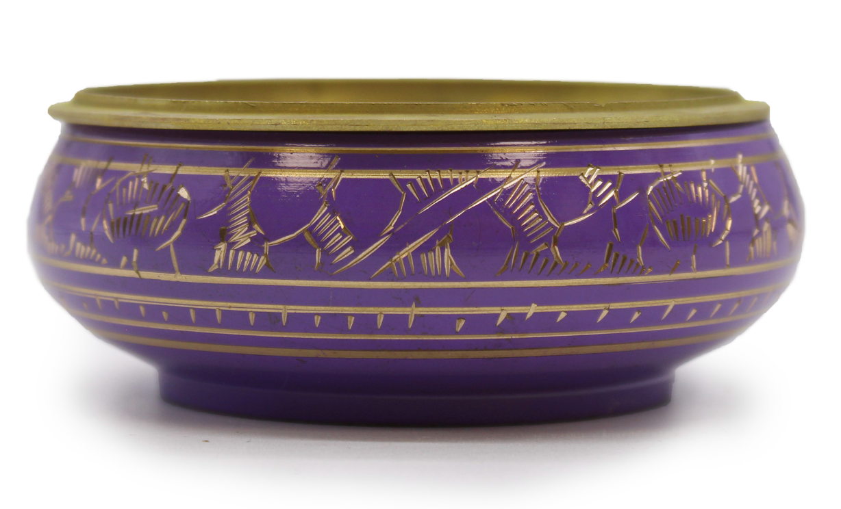 Chakra Charcoal Incense Jar - Crown