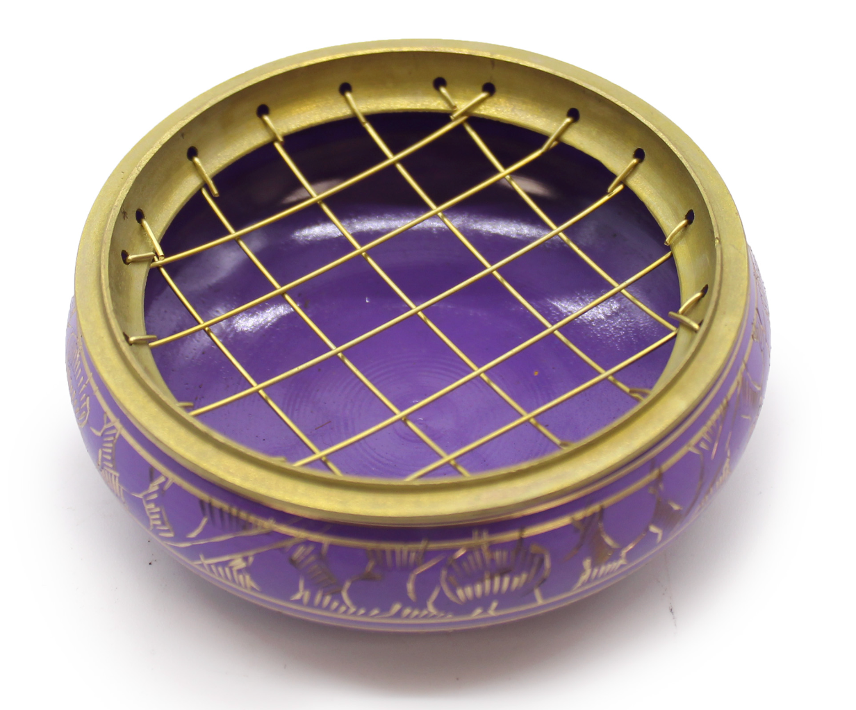Chakra Charcoal Incense Jar - Crown