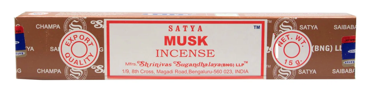 Musk Satya Incense sticks 15g 1 pack