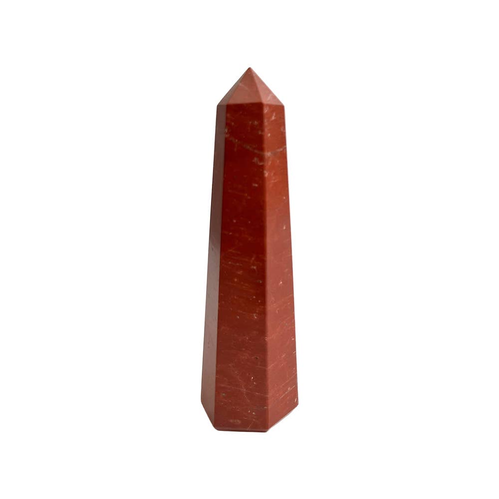 Red Jasper Obelisk Tower, 8-10cm