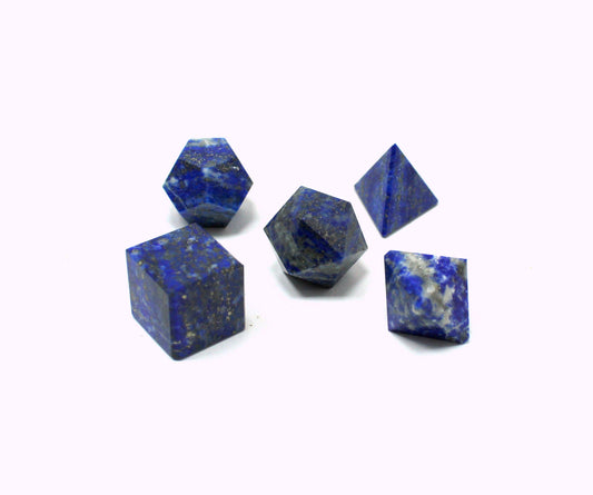 Lapis Lazuli Geometry Set