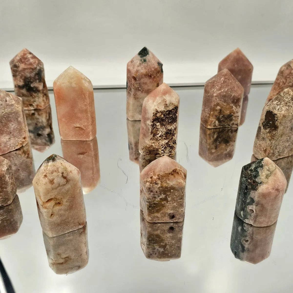 Pink Amethyst Crystal Tower