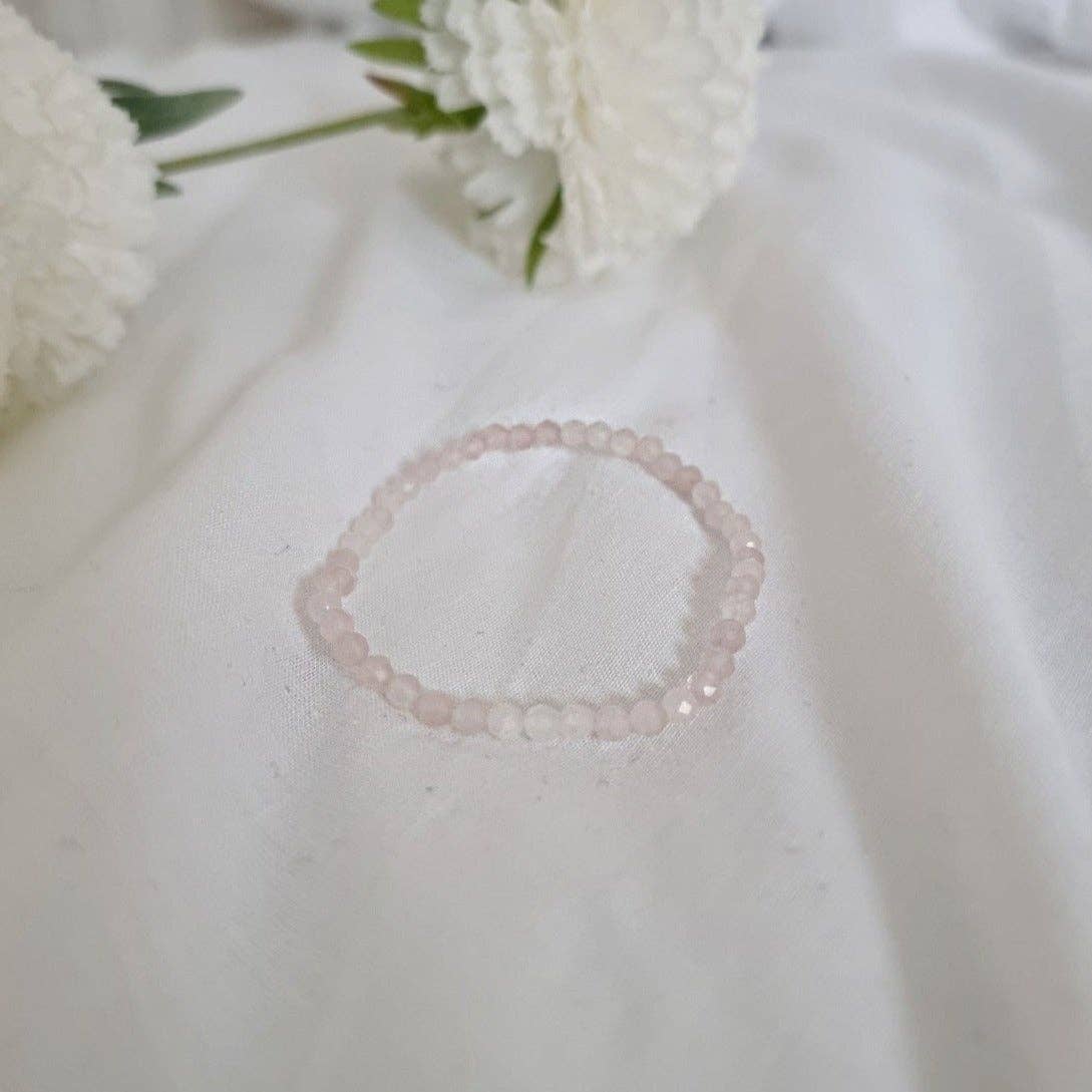 Tiny Rose Quartz Bracelet