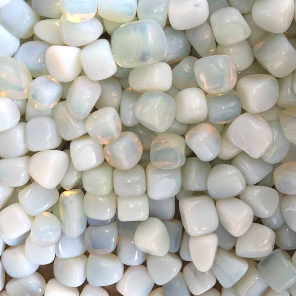 Opalite Glass Tumble Stone