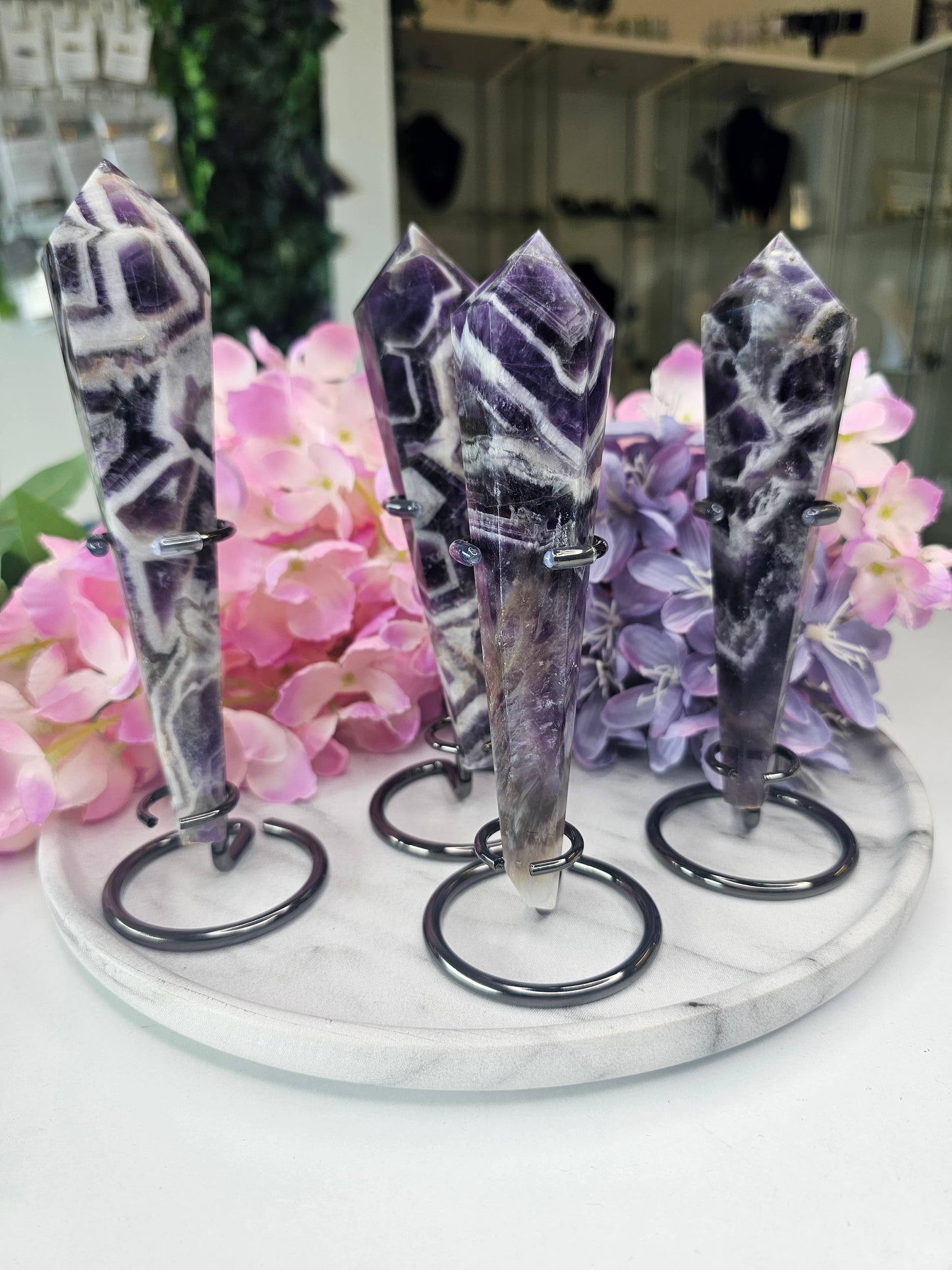 Dream Amethyst Wand with Stand