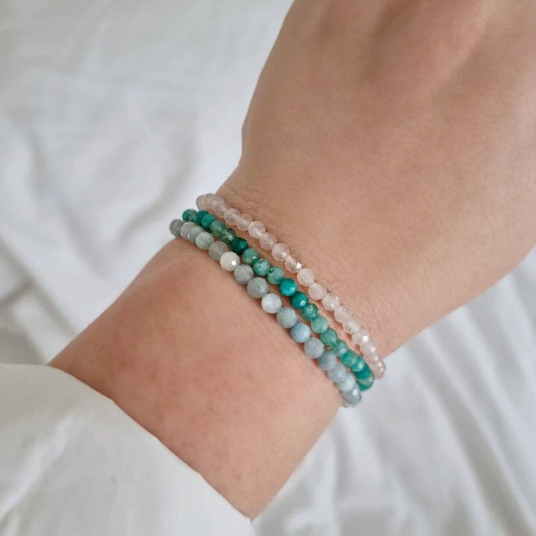 Tiny Rose Quartz Bracelet