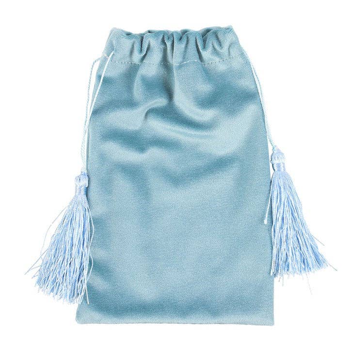 'The Moon' Vintage Tarot Card Velvet Drawstring Bag
