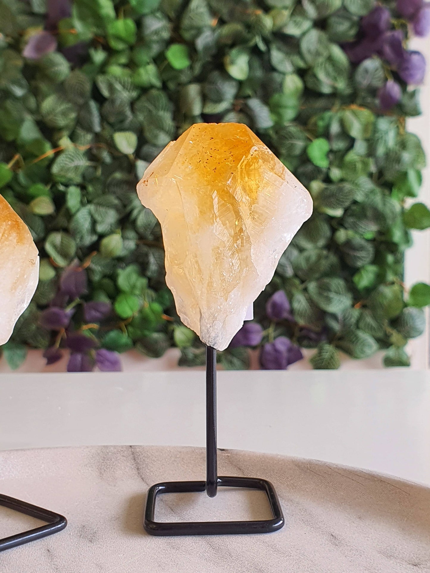 Citrine Point on Stand