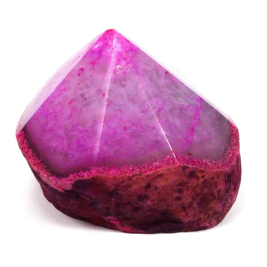 Pink Agate Polished Point, 300-400g