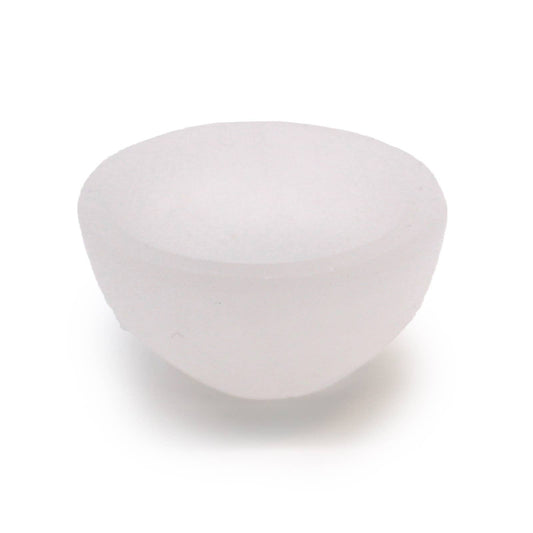 Small Selenite Round Bowl - 6cm