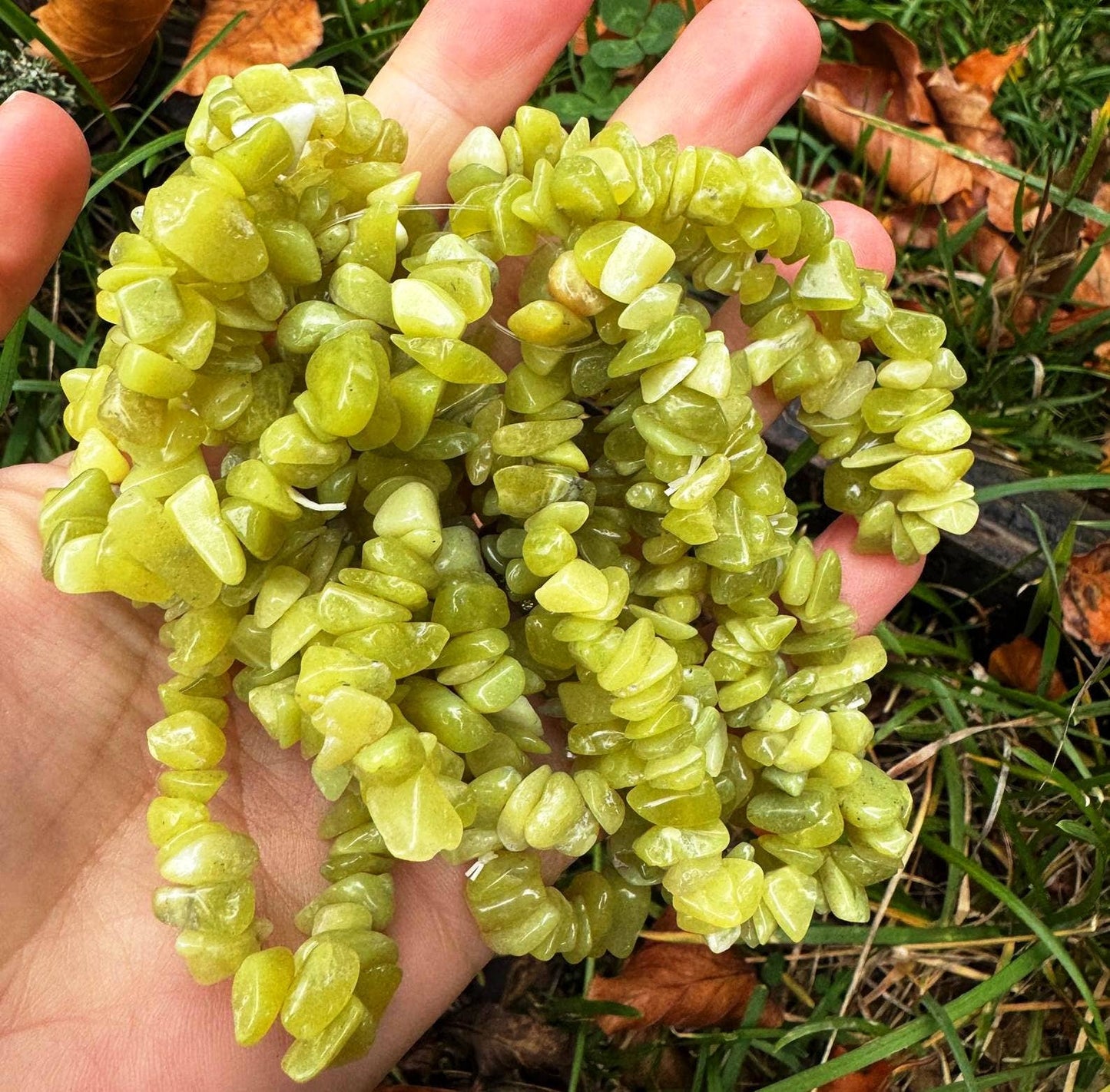 Serpentine Crystal stretch bracelet