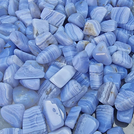 Blue Lace Agate Tumble Stone