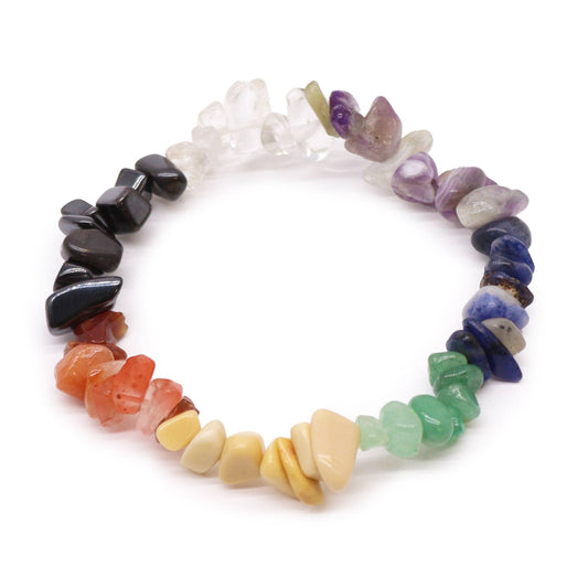 Chakra Crystal Chipstone Bracelet