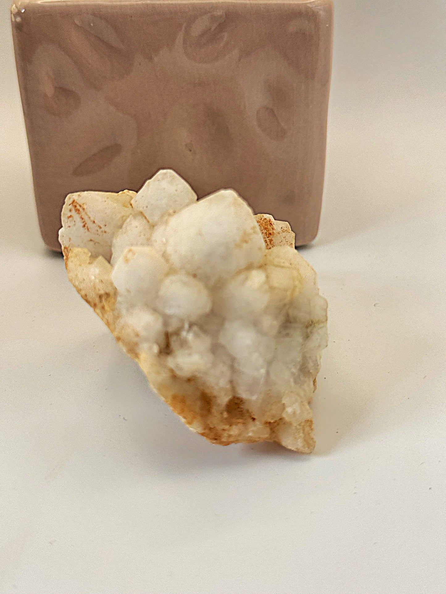 Sahara Snow Quartz Crystal Cluster