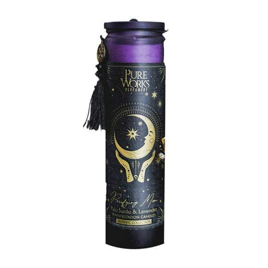 Tall Jar Candle-Esoteric Purifying Moon Palo Santo/Lavender