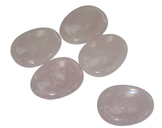 Rose Quartz Worry Stone